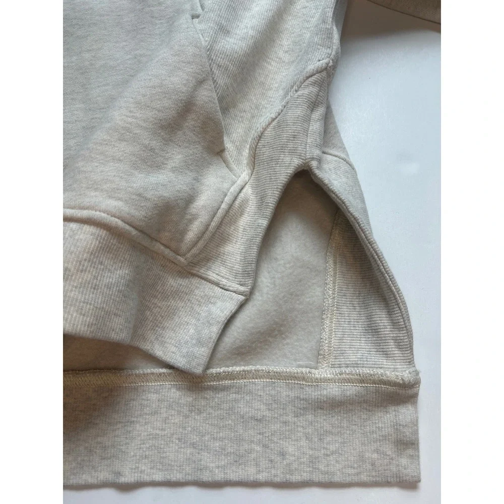 Lululemon Scuba Oversized Hoodie Heathered Core Ultra Light Grey M/L LW3IUJS
